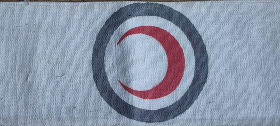 1950 TIP İLE İLGİLİ DÖRT ADET FARKLI KOL BANDI DEVLET KURUMLARINDA KULLANILMASI İCİN DEVLET MALZEME OFİSİ TARAFINDAN YAPILMIŞ DAGITILMIŞTIR TEZGAZ EL DOKUMA BEZ PAZUBEND