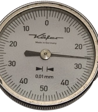 KÖFER K30 0,01 MM KOMPARATÖR MADE İN GERMANY ORJINAL KUTUSUNDA MEKANİK KALİBRE AYARLI  TORNA SALGI OLCUM ALETİ