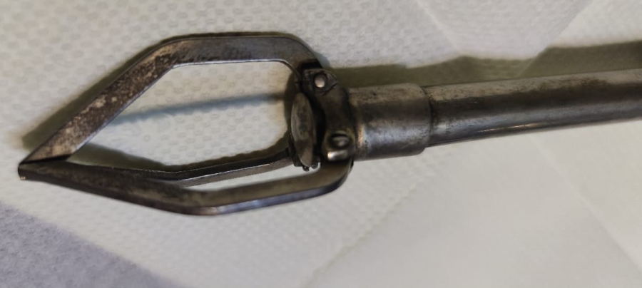 ORİJİNAL GÜMÜŞ KAPLAMA  MEKANİK ÜC KOLLU  ACILIR KAPANIR  BUZ ALMA MAŞASI 