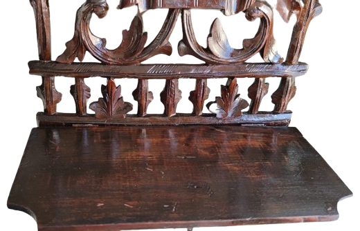 OSMANLI CEVİZ KOMPLE EL OYMA DALLAR YAPRAKLAR ARASINDA KANADINI ACMIŞ EBABİL KUSU KAVUKLUK VE CIRALIK TEREK KISMI ACILIR KAPANIR 