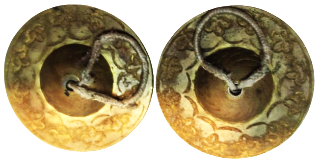 2 ÇİFT 4 DET ZİL KÖÇEK DANSÖZ ORYANTAL DANCI ZİLİ ESKİ DÖKÜMDEN ELDE DÖVÜLEREK SESLENDİRİLMİŞ MÜKENMEL TINI CIKARTMAKTADIR