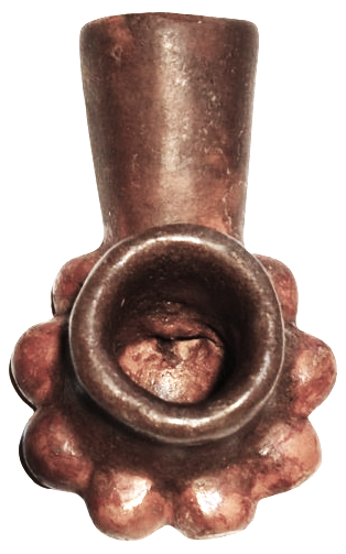 OSMANLI 19 YUZYIL TOPHANE LÜLE TÜTÜN İÇME KIZIL TOPRAK KİL İLE ELDE YAPILMIŞ PİŞMİŞ KİLDEN YAPILMA TERRACOTTA ATIK KIRIK CATLAK KESİNLİKLE YOKTUR