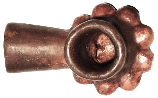 OSMANLI 19 YUZYIL TOPHANE LÜLE TÜTÜN İÇME KIZIL TOPRAK KİL İLE ELDE YAPILMIŞ PİŞMİŞ KİLDEN YAPILMA TERRACOTTA ATIK KIRIK CATLAK KESİNLİKLE YOKTUR