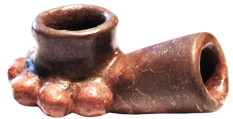 OSMANLI 19 YUZYIL TOPHANE LÜLE TÜTÜN İÇME KIZIL TOPRAK KİL İLE ELDE YAPILMIŞ PİŞMİŞ KİLDEN YAPILMA TERRACOTTA ATIK KIRIK CATLAK KESİNLİKLE YOKTUR