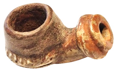 OSMANLI 19 YUZYIL TOPHANE LÜLE TÜTÜN İÇME KIZIL TOPRAK KİL İLE ELDE YAPILMIŞ PİŞMİŞ KİLDEN YAPILMA TERRACOTTA ATIK KIRIK CATLAK KESİNLİKLE YOKTUR