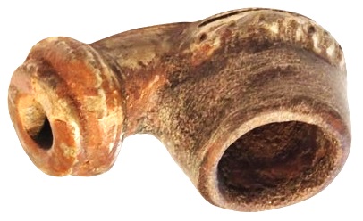 OSMANLI 19 YUZYIL TOPHANE LÜLE TÜTÜN İÇME KIZIL TOPRAK KİL İLE ELDE YAPILMIŞ PİŞMİŞ KİLDEN YAPILMA TERRACOTTA ATIK KIRIK CATLAK KESİNLİKLE YOKTUR