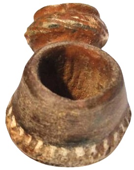 OSMANLI 19 YUZYIL TOPHANE LÜLE TÜTÜN İÇME KIZIL TOPRAK KİL İLE ELDE YAPILMIŞ PİŞMİŞ KİLDEN YAPILMA TERRACOTTA ATIK KIRIK CATLAK KESİNLİKLE YOKTUR