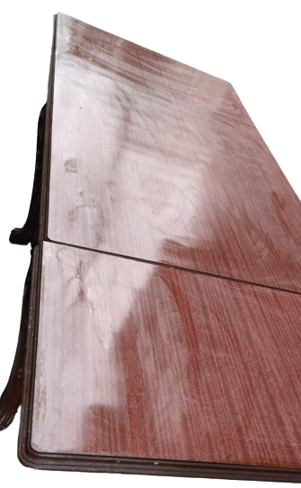 1950 Lİ YILLAR KOMPLE MASİF ASLAN AYAK MASA 2 KANATDA  ACILIR YEMEK MASASI EL İŞCİLİKLİ YAPIMIDIR