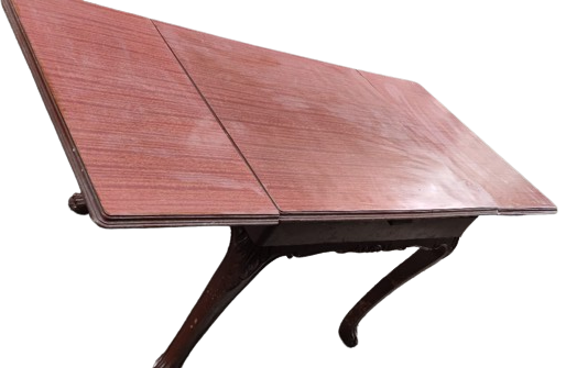 1950 Lİ YILLAR KOMPLE MASİF ASLAN AYAK MASA 2 KANATDA  ACILIR YEMEK MASASI EL İŞCİLİKLİ YAPIMIDIR