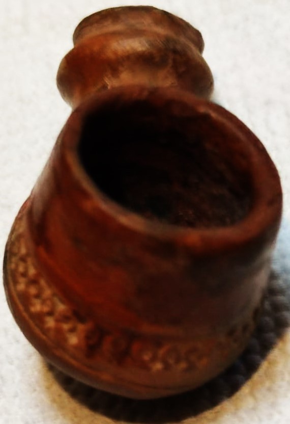 OSMANLI 19 YUZYIL TOPHANE LÜLE TÜTÜN İÇME TOPRAK KIZIL KİL İLE ELDE YAPIM PİŞMİŞ KİLDEN YAPILMA TERRACOTTA ATIK KIRIK CATLAK KESİNLİKLE YOKTUR