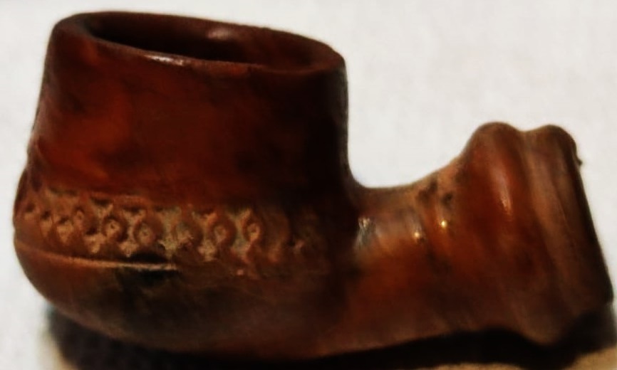 OSMANLI 19 YUZYIL TOPHANE LÜLE TÜTÜN İÇME TOPRAK KIZIL KİL İLE ELDE YAPIM PİŞMİŞ KİLDEN YAPILMA TERRACOTTA ATIK KIRIK CATLAK KESİNLİKLE YOKTUR