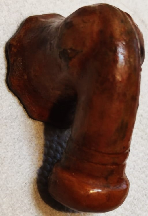 OSMANLI 19 YUZYIL TOPHANE LÜLE TÜTÜN İÇME TOPRAK KIZIL KİL İLE ELDE YAPIM PİŞMİŞ KİLDEN YAPILMA TERRACOTTA ATIK KIRIK CATLAK KESİNLİKLE YOKTUR