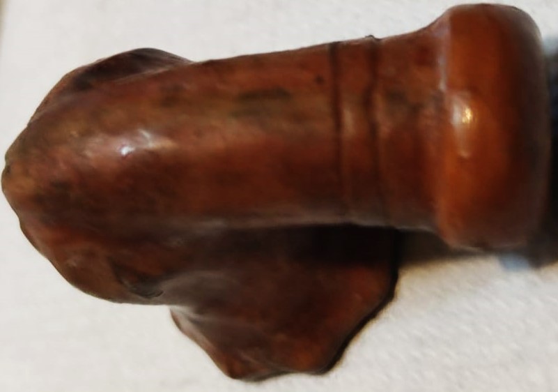 OSMANLI 19 YUZYIL TOPHANE LÜLE TÜTÜN İÇME TOPRAK KIZIL KİL İLE ELDE YAPIM PİŞMİŞ KİLDEN YAPILMA TERRACOTTA ATIK KIRIK CATLAK KESİNLİKLE YOKTUR