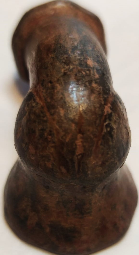 OSMANLI 19 YUZYIL TOPHANE LÜLE TÜTÜN İÇME TOPRAK KIZIL KİL İLE ELDE YAPIM PİŞMİŞ KİLDEN YAPILMA TERRACOTTA ATIK KIRIK CATLAK KESİNLİKLE YOKTUR