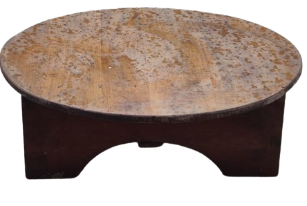 OSMANLI  YER SOFRASI AHŞAP  KOMPLE MASİF AYAKLI EL YAPIM DAİRESEL FORMDA YERDE OTURULARAK YEMEK YENİLMEDE KULLANILIR