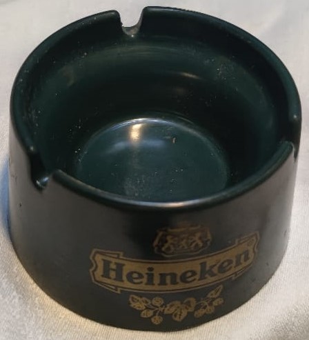 1992 HEİNEKEN KOYU YEŞİL BAKALİT KULLUK ÜZERİ BİRA REKLAMLI İTALY MODEL EXCLUSIVE FOR HEİNEKEN