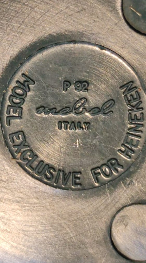 1992 HEİNEKEN KOYU YEŞİL BAKALİT KULLUK ÜZERİ BİRA REKLAMLI İTALY MODEL EXCLUSIVE FOR HEİNEKEN