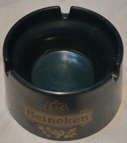 1992 HEİNEKEN KOYU YEŞİL BAKALİT KULLUK ÜZERİ BİRA REKLAMLI İTALY MODEL EXCLUSIVE FOR HEİNEKEN