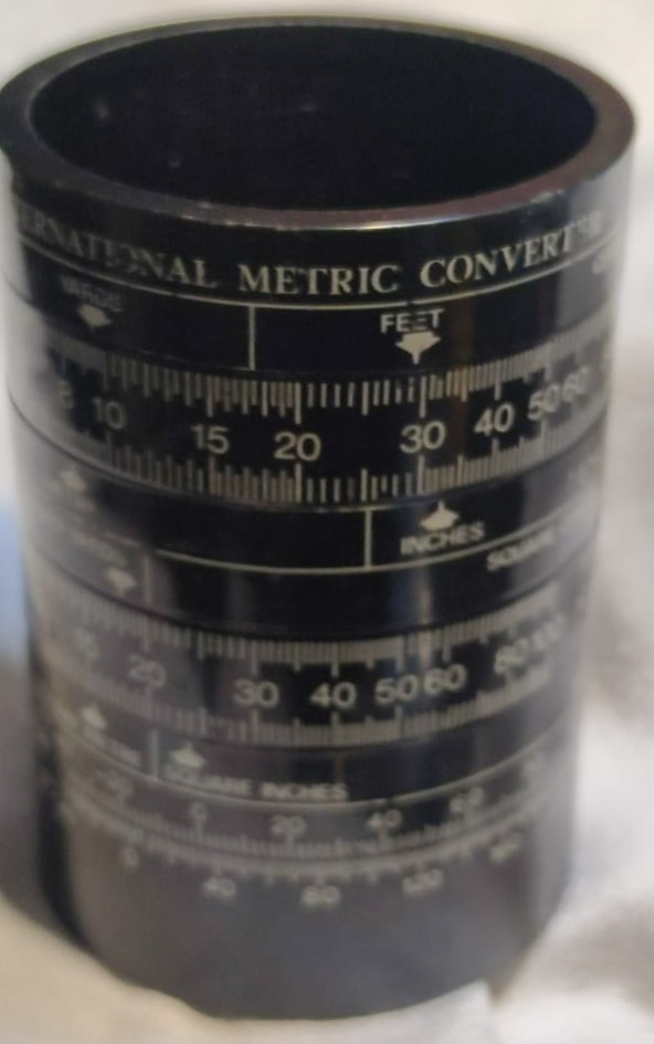 İNTERNATİONAL METRİC CONVERTÖER ULUSLAR ARASI METRİK DÖNÜŞTÜRÜCÜ MASA ÜZERİ KALEMLİK MADE İN HONG KONG