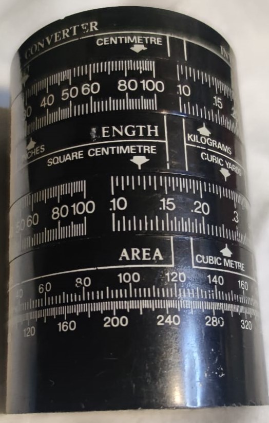 İNTERNATİONAL METRİC CONVERTÖER ULUSLAR ARASI METRİK DÖNÜŞTÜRÜCÜ MASA ÜZERİ KALEMLİK MADE İN HONG KONG