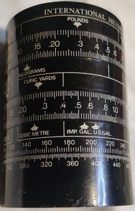 İNTERNATİONAL METRİC CONVERTÖER ULUSLAR ARASI METRİK DÖNÜŞTÜRÜCÜ MASA ÜZERİ KALEMLİK MADE İN HONG KONG