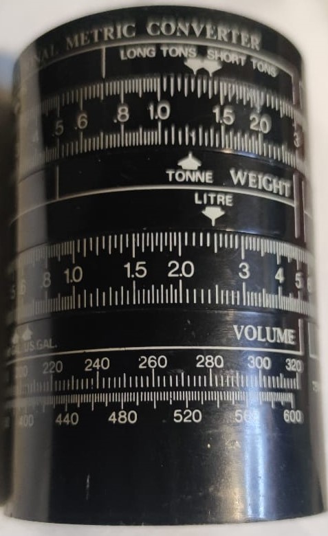 İNTERNATİONAL METRİC CONVERTÖER ULUSLAR ARASI METRİK DÖNÜŞTÜRÜCÜ MASA ÜZERİ KALEMLİK MADE İN HONG KONG