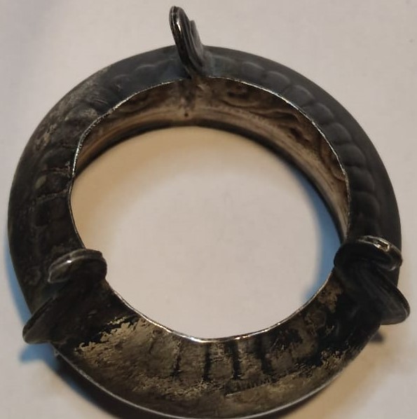 1800 SOVYET DÖNEM RUS HAVYARLIK İÇ BEYAZ ŞEFFAF CAM CANAGI VE İŞLEMELİ KASIK ORJİNAL HOMMET DAMGALI TAM TAKIM