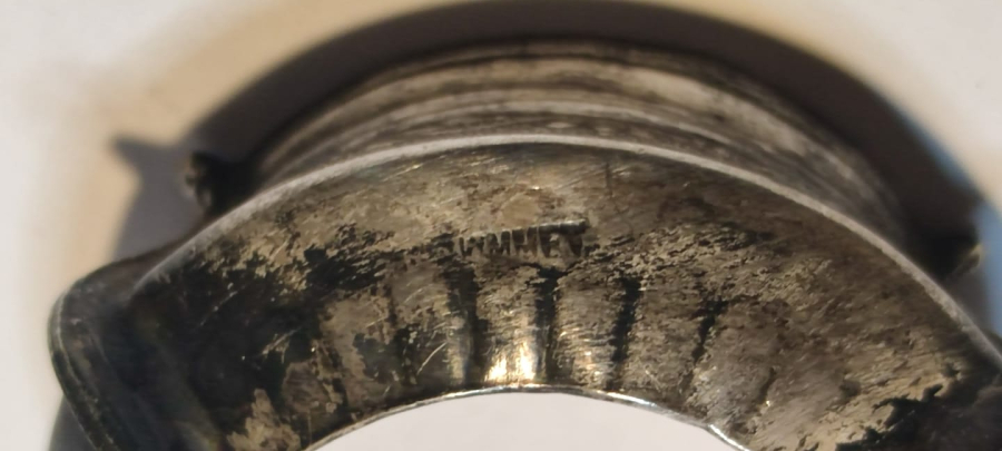 1800 SOVYET DÖNEM RUS HAVYARLIK İÇ BEYAZ ŞEFFAF CAM CANAGI VE İŞLEMELİ KASIK ORJİNAL HOMMET DAMGALI TAM TAKIM