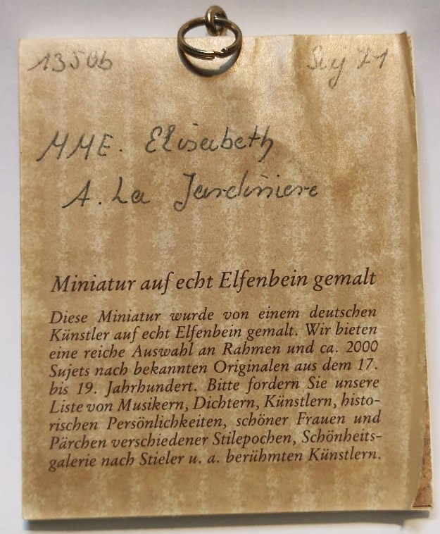 19 Y.Y AVRUPA EL YAPIM FİLDİŞİ CERCEVEDE ELİSABETH PHİLİPPE MARIE HELENE MİNİATUR CALIŞMA  FOTOĞRAF ÇERÇEVESİ 