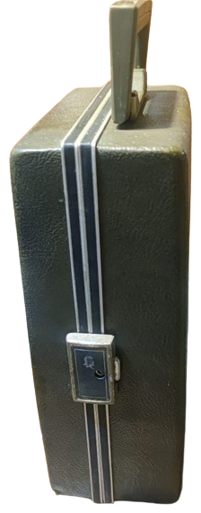 1960 VINTAGE TRAV-L-BAR EVER-WEAR EXECUTAIR 880 TRAVEL BAR USA TREN UCAK GEMİZ KARA YOLCULUGUNDA KULLANILAN CANTA BAR