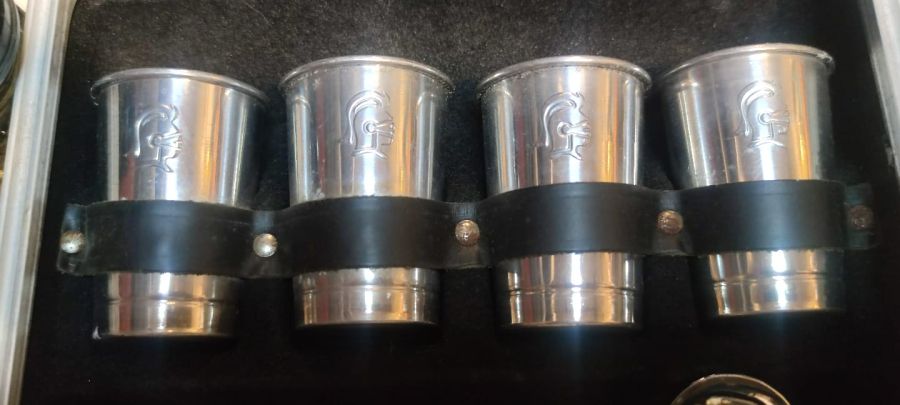 1960 VINTAGE TRAV-L-BAR EVER-WEAR EXECUTAIR 880 TRAVEL BAR USA TREN UCAK GEMİZ KARA YOLCULUGUNDA KULLANILAN CANTA BAR