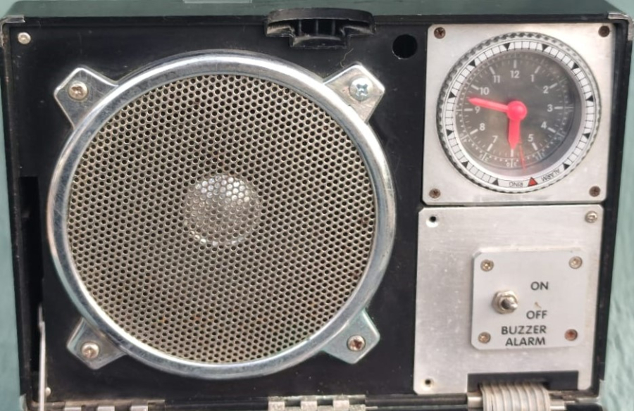 1990 SPIRIT OF LOUIS RADIO HAZET CLUB SPIRIT OF ST LOUIS TRAVEL RADIO ALARM CLOK S.O.S.L COLLECTİON