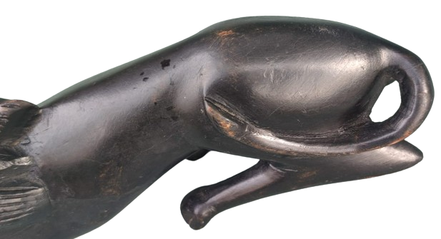 AHŞAP EL OYMASI ASLAN SİYAH KUZEYDE KANADANIN YUKON BÖLGESİNDEN GUNEYDE AND DAGLARINDA YAŞARLAR