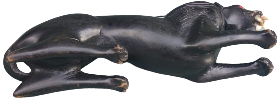 AHŞAP EL OYMASI ASLAN SİYAH KUZEYDE KANADANIN YUKON BÖLGESİNDEN GUNEYDE AND DAGLARINDA YAŞARLAR