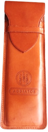 PICCOLO ADDİATOR SALDO NEG  ORJİNAL DERİ KILIFINDA CEKME KALEMİ İLE TAM TAKIM CEP HESAP MAKİNASI