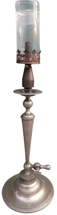 1800 HAVA GAZI LAMBASI KOMPLE METAL ARJANTE MUSLUKLU TEK AYDINLATMA LAMBA