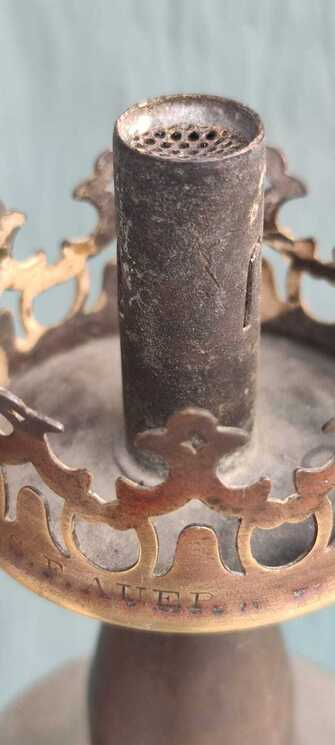 1800 HAVA GAZI LAMBASI KOMPLE METAL ARJANTE MUSLUKLU TEK AYDINLATMA LAMBA