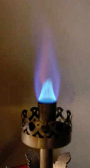 1800 HAVA GAZI LAMBASI KOMPLE METAL ARJANTE MUSLUKLU TEK AYDINLATMA LAMBA