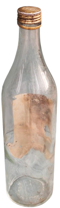 FENERBAHCE SARI LACİVERT ETİKETLİ SİRKE ŞİŞESİ TEKEL 70 LİK PAŞABAHCE YAPIMI ŞİSESİ KULLANILARAK URETİLMİŞ 