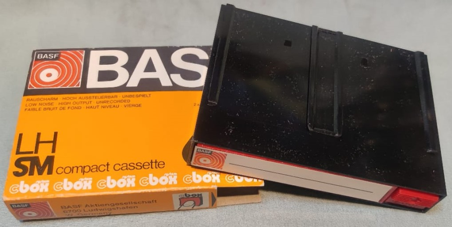 1970 BASF  SPECIAL MECHANISM PATENTS PENDİNG LHSM COMPACT CASSETTE 60 88M  MEKANİK KUTUSUNDA KULLANILMAMIŞ KASET