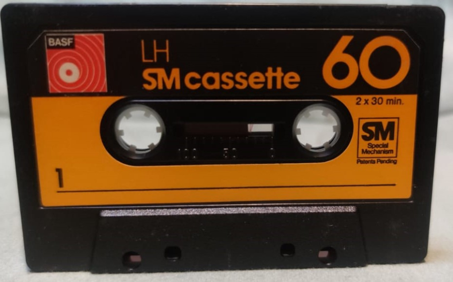 1970 BASF  SPECIAL MECHANISM PATENTS PENDİNG LHSM COMPACT CASSETTE 60 88M  MEKANİK KUTUSUNDA KULLANILMAMIŞ KASET