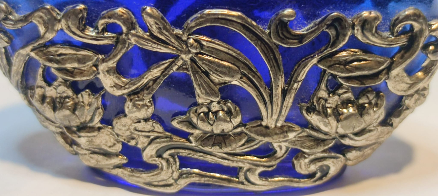 HANDCRAFTED SİLVERTRİ COBALT BLUE PURFUME GLASS KOBALT MAVİSİ VİDALI KAPAKLI CAM İÇİ BOŞ PARFUM ŞİŞESİ