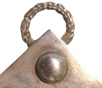 1834 KARA HARP OKULU ASKERİ  ŞİLT SİYAH ZEMİNLİ SERAMİK ÜZERİNE SICAK MİNELİ İŞLENMİŞ ASKERİ PLAKET