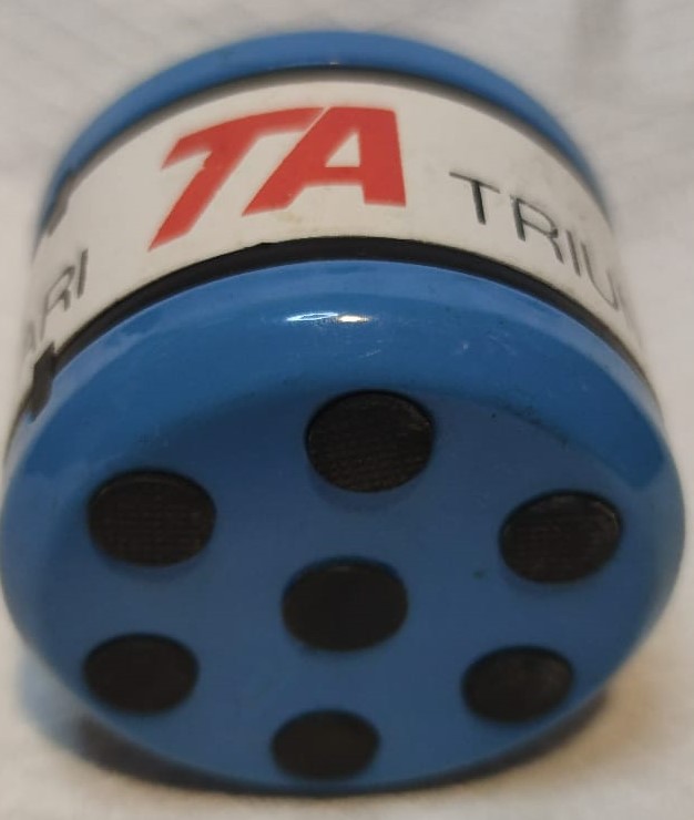 1960  TA TRIUMP ADLER YAZI MAKİNALARI REKLAMLI MASA CAKMAGI İÇERSİNDE METAL İBELO CAKMAK KULLANILMIŞ