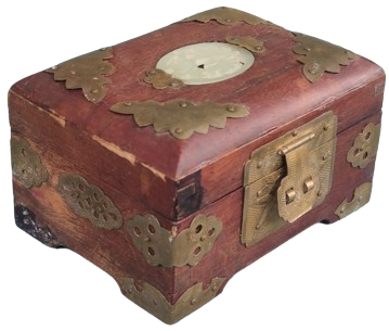 AHŞAP MASİF KAPAKLI ÜZERİ FUL İŞLEMELİ TAMAMI EL YAPIM İÇERSİ YEŞİL SATEN KAPLI BOLUMLU  MUCEVHER KUTUSU 