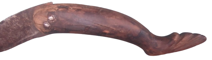 EL YAPIMI SICAK DÖGME CELİK VE KURT PENCESİ AHŞAP SAP AŞILALA KESME İÇİN TASARLANMIŞ YERLİ YAPIM CAKI 