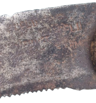 EL YAPIMI SICAK DÖGME CELİK VE KURT PENCESİ AHŞAP SAP AŞILALA KESME İÇİN TASARLANMIŞ YERLİ YAPIM CAKI 