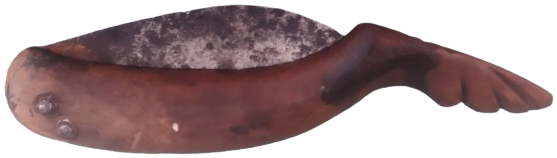 EL YAPIMI SICAK DÖGME CELİK VE KURT PENCESİ AHŞAP SAP AŞILALA KESME İÇİN TASARLANMIŞ YERLİ YAPIM CAKI 