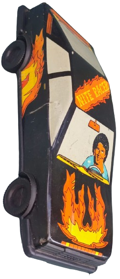 1970 YERLİ TURK MALI GUREL MARKA BUYUK BOYDA MAYKIL NAYT KARA ŞİMŞEK YARIŞ ARABASI AUDİ ARMALI SÜPER RACER 