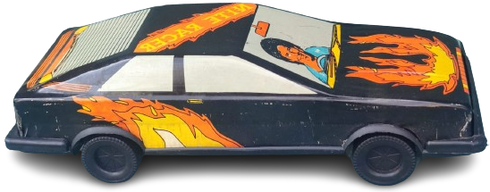 1970 YERLİ TURK MALI GUREL MARKA BUYUK BOYDA MAYKIL NAYT KARA ŞİMŞEK YARIŞ ARABASI AUDİ ARMALI SÜPER RACER 